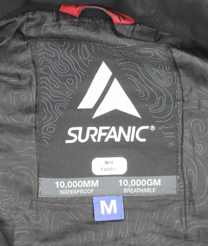 Mens UK Size M Surfanic Black Rain Coat