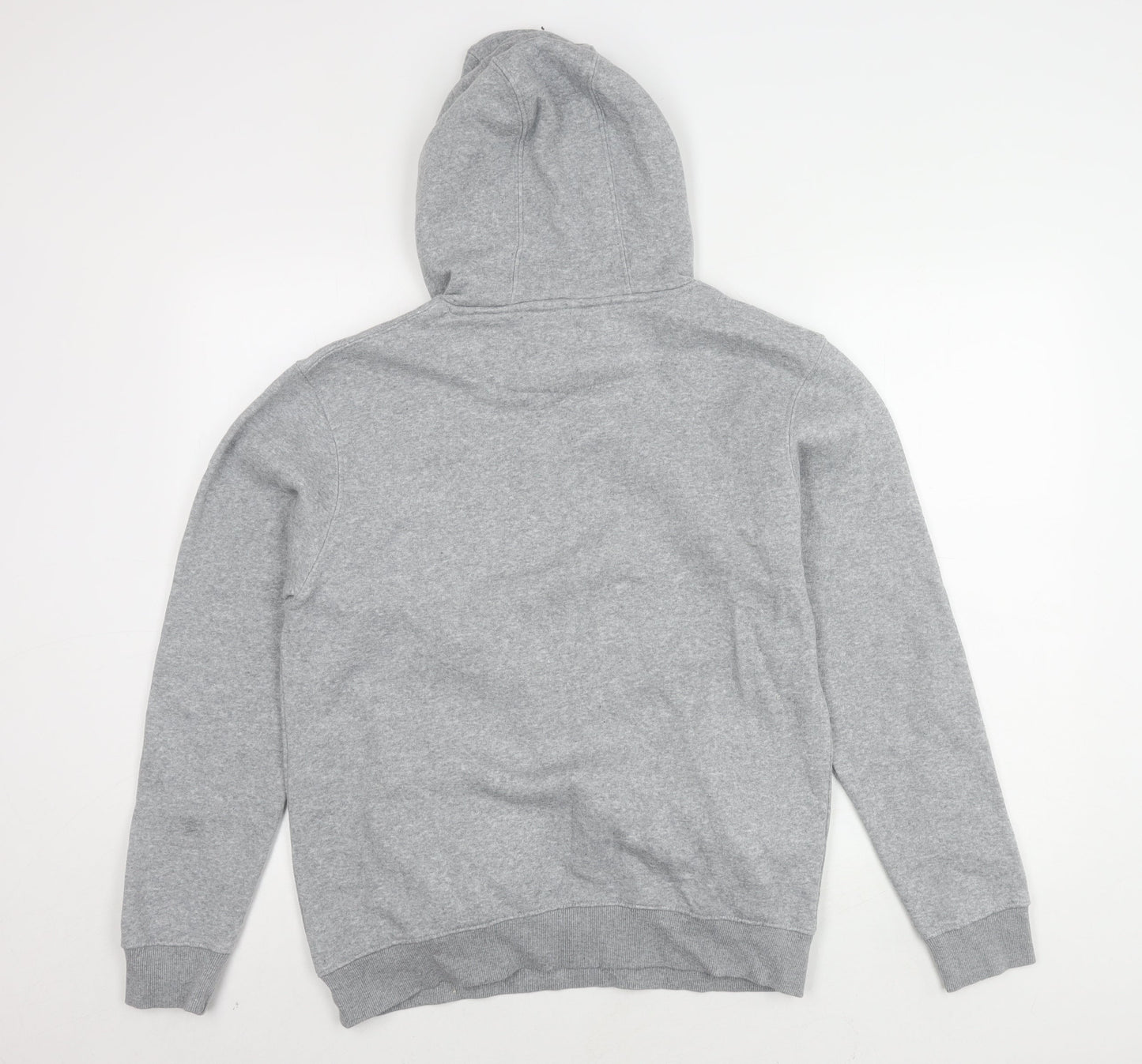 Mens UK Size M Genetic Apparel Grey Pullover Hoodie