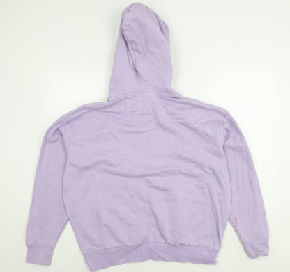 Weekday Unisex Purple Hoodie S - Pullover Fleece