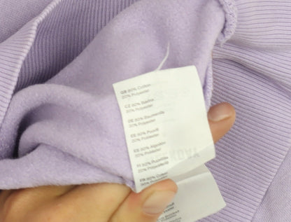 Weekday Unisex Purple Hoodie S - Pullover Fleece