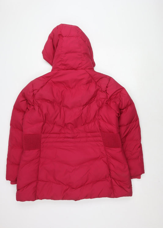 Per Una Women's Pink Puffer Jacket XL