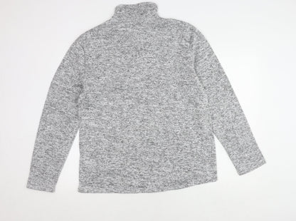Mens UK Size L atlasformen Grey Pullover Sweatshirt