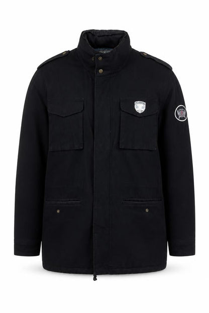 Mens UK Size L DIVISION 404 Black Bomber Jacket