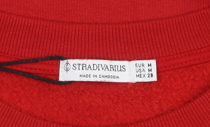 Stradivarius Women's Red Medium Pullover Jumper