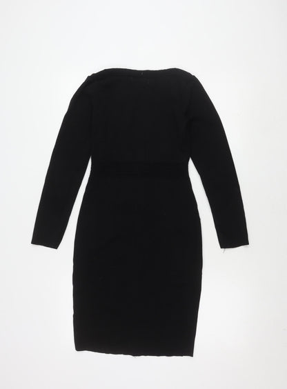 Allyson Black Sheath Dress Women S Long Sleeve
