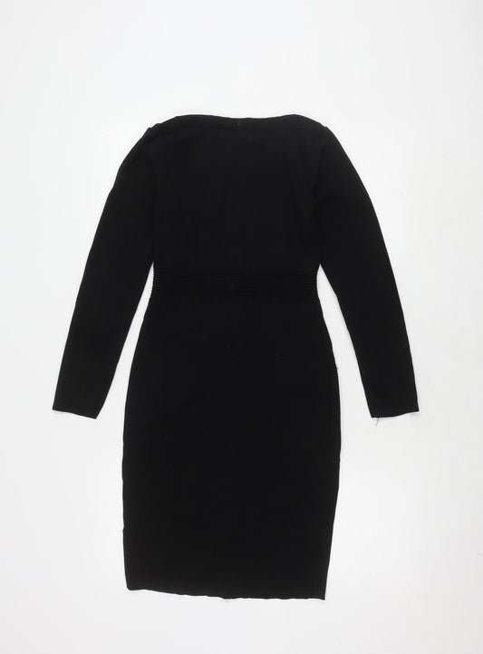 Allyson Black Sheath Dress Women S Long Sleeve