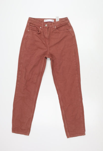 Next Women's Brown High Rise Mom Jeans Size 6