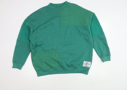 Boohoo Women's Green Pullover Jumper, M, Long Sleeve