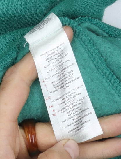 Boohoo Women's Green Pullover Jumper, M, Long Sleeve