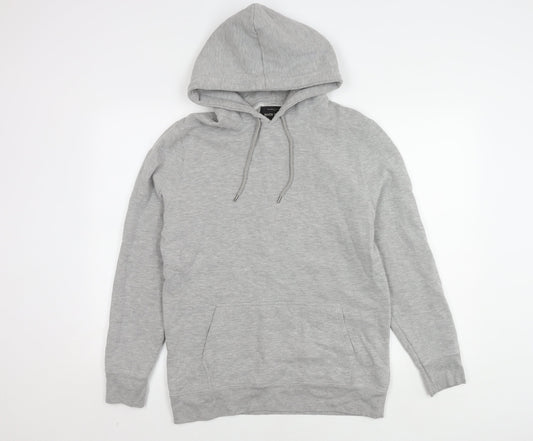 Mens UK Size S River Island Grey Pullover Hoodie