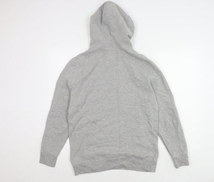 Mens UK Size S River Island Grey Pullover Hoodie