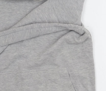Mens UK Size S River Island Grey Pullover Hoodie