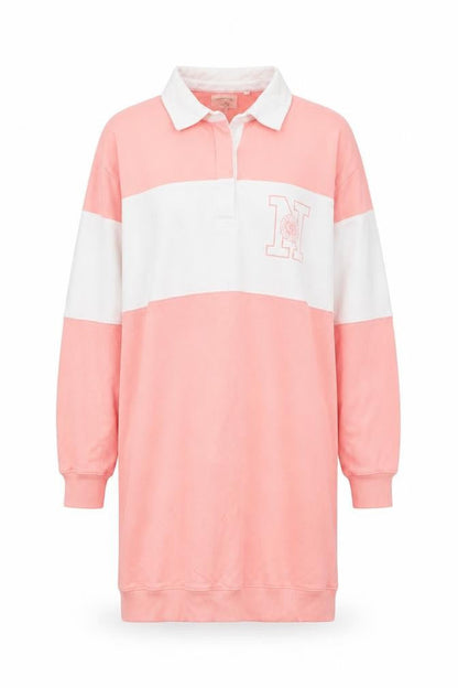 Next Women's Pink Collared Shirt Dress Size 10
