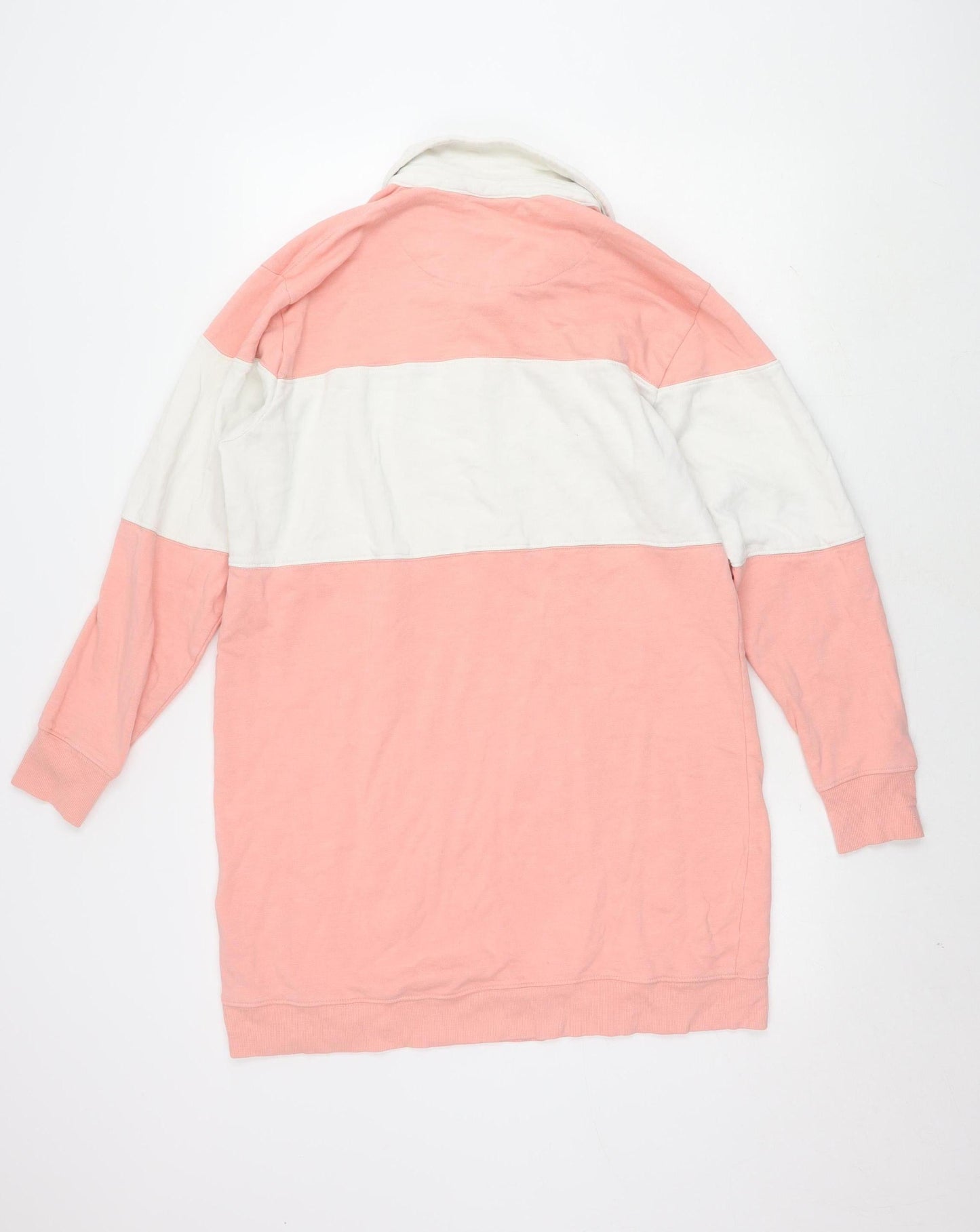 Next Women's Pink Collared Shirt Dress Size 10