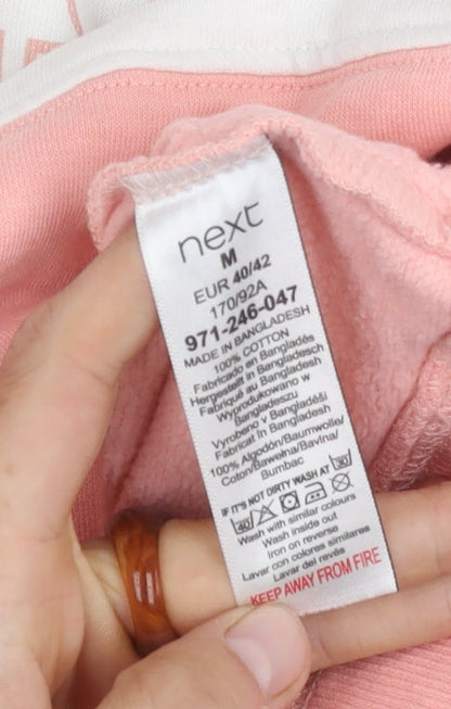 Next Women's Pink Collared Shirt Dress Size 10