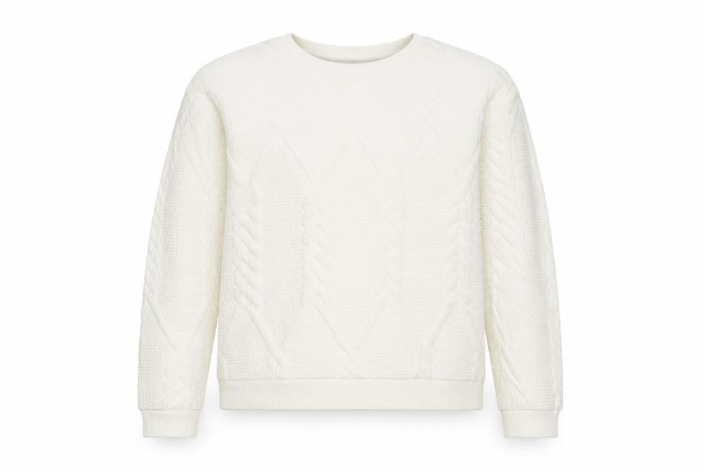 Womens UK Size L Zara Ivory Pullover Jumper