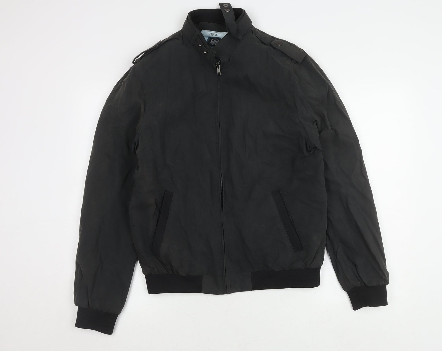 Mens UK Size M NEXT Black Basic Jacket