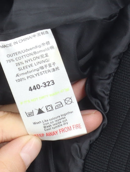 Mens UK Size M NEXT Black Basic Jacket