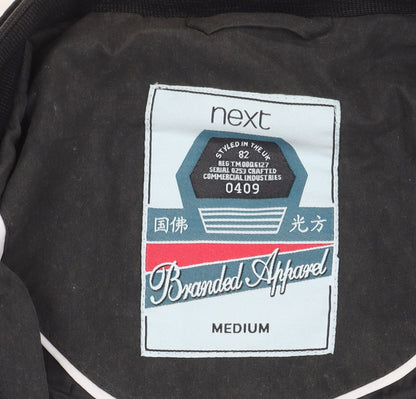 Mens UK Size M NEXT Black Basic Jacket