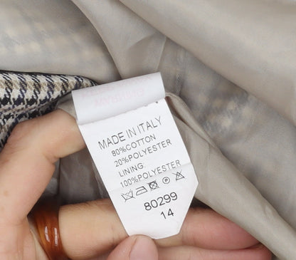 Boohoo Women's Check Blazer - UK Size 14