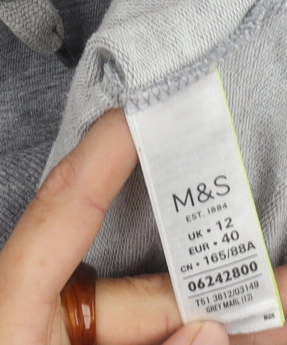 Womens UK Size 12 Marks and Spencer Grey Basic Jacket