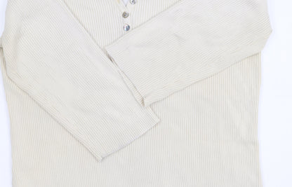 Van Heusen Women's Ivory Henley Jumper L