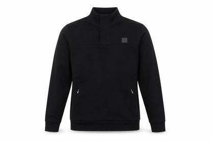 Mens UK Size M NEXT Black Henley Sweatshirt