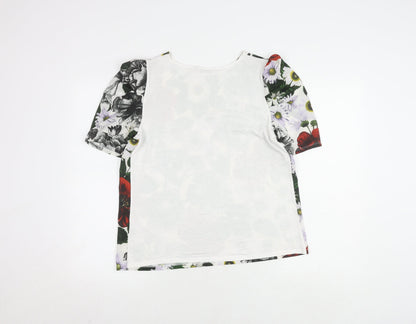Womens UK Size 14 NEXT Multicoloured Basic T-Shirt