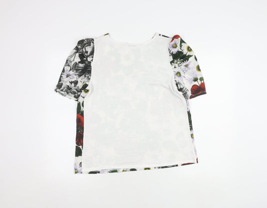 Womens UK Size 14 NEXT Multicoloured Basic T-Shirt