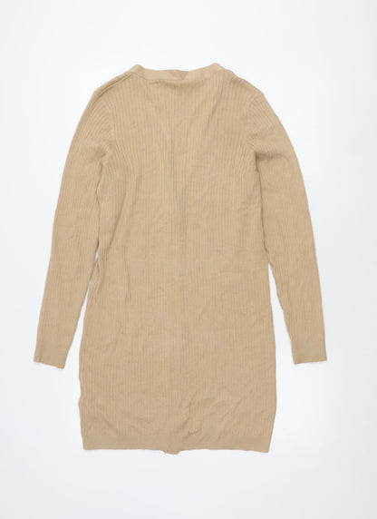 Womens UK Size 12 Divided Beige Cardigan Jumper