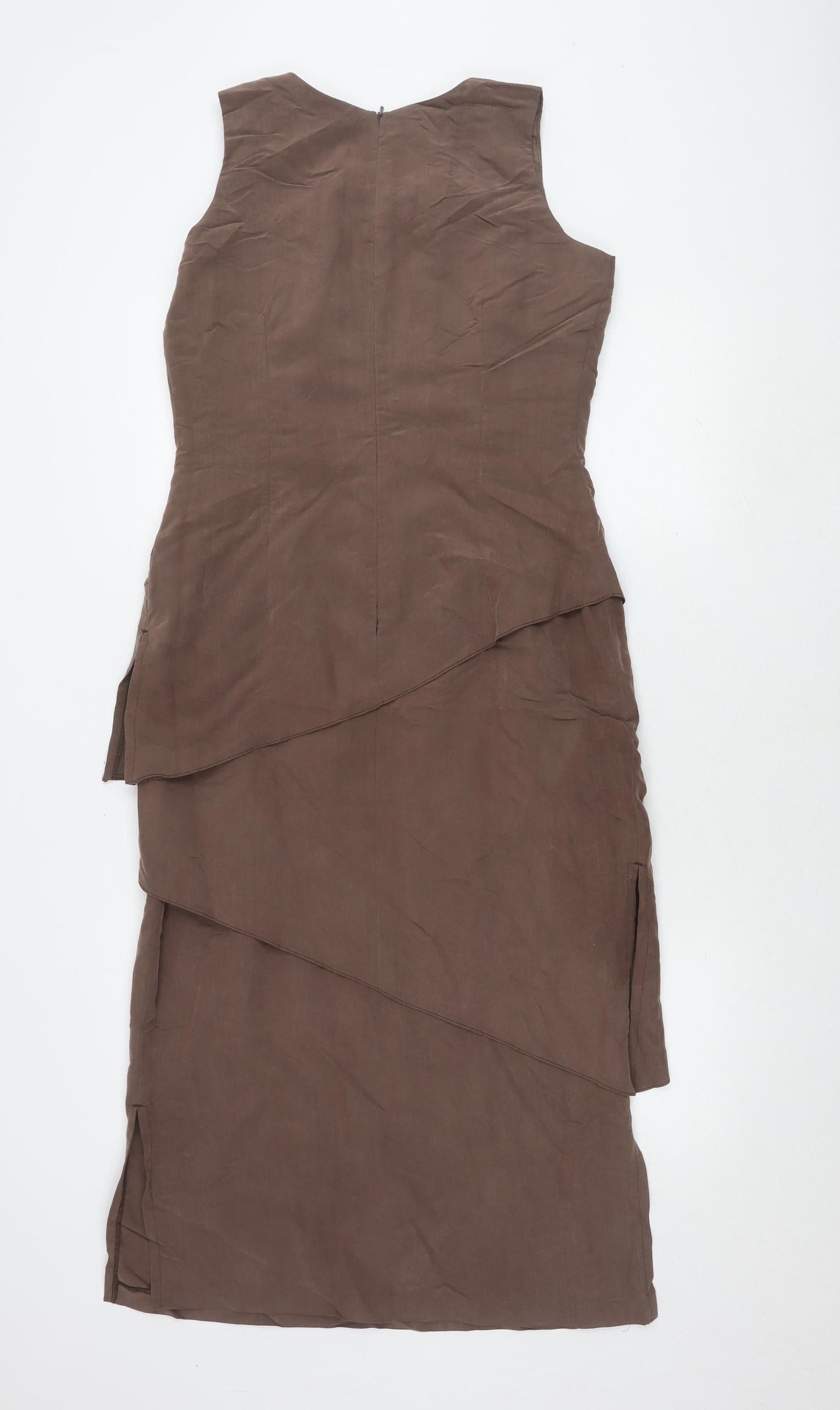 C&A Women's Brown Sleeveless Dress