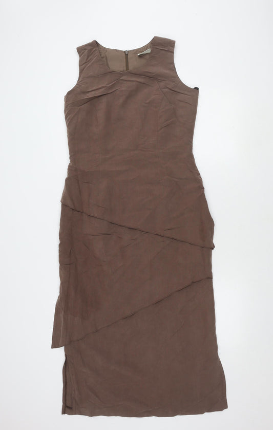 C&A Women's Brown Sleeveless Dress