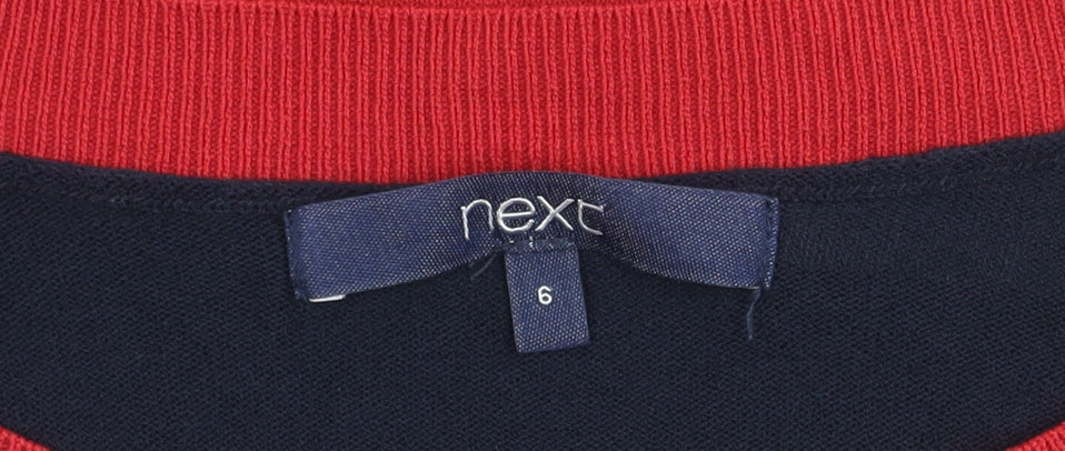 Womens UK Size 6 NEXT Multicoloured Pullover Jumper