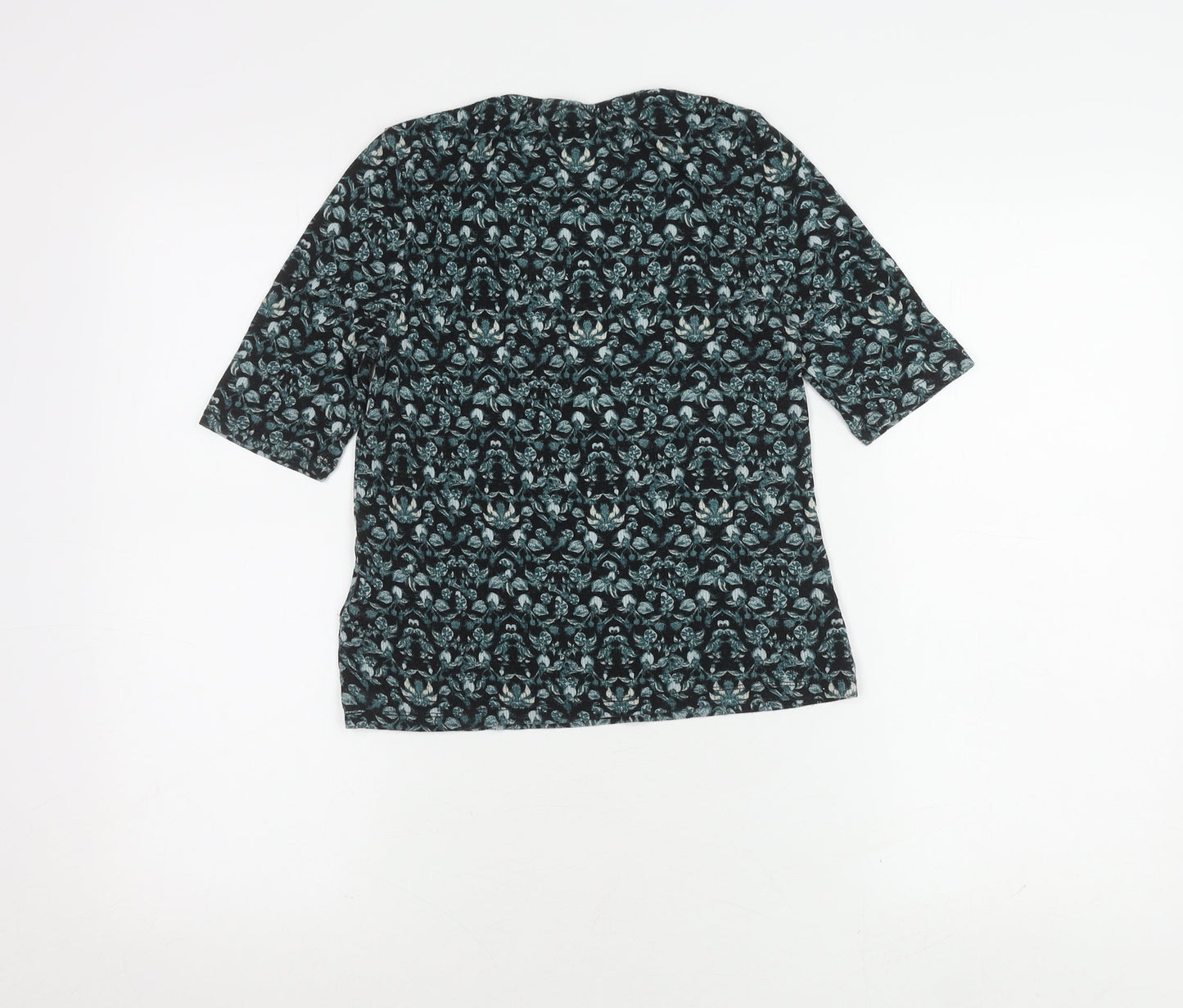 Womens UK Size 12 Topshop Multicoloured Basic T-Shirt