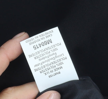 Next Women's Black Short Sleeve Dress - UK 12