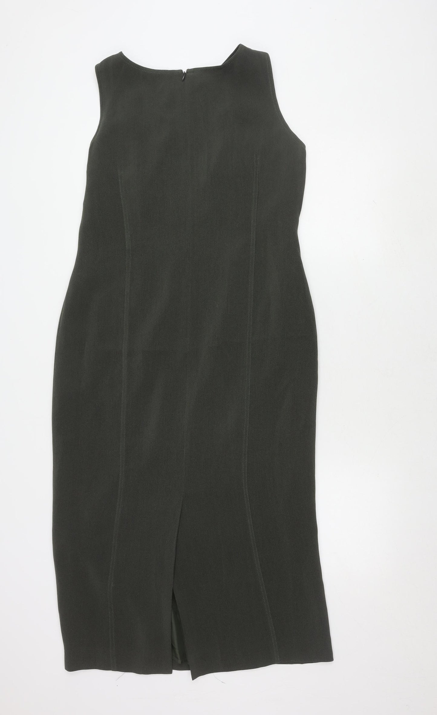 Platinum Women's Grey Sleeveless Dress Size 12