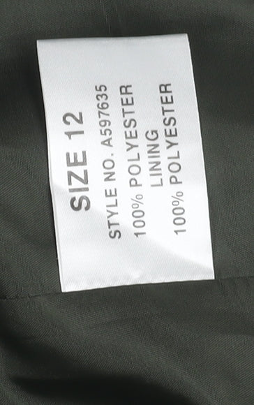 Platinum Women's Grey Sleeveless Dress Size 12