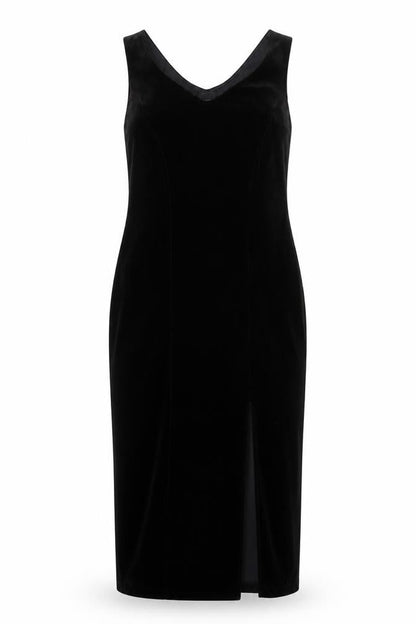 Dorothy Perkins Women's Black Midi Sheath Dress Size 12