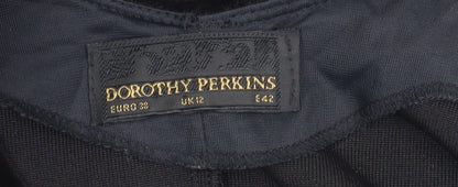 Dorothy Perkins Women's Black Midi Sheath Dress Size 12