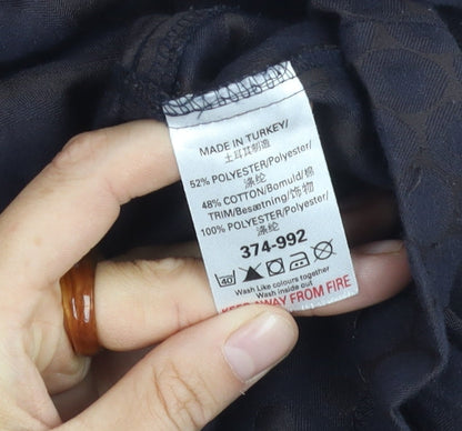 Next Women’s Black Polka Dot Shift Dress Size 16