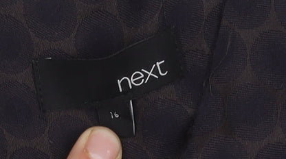 Next Women’s Black Polka Dot Shift Dress Size 16