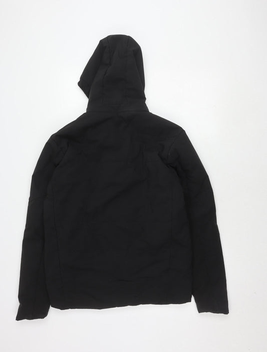 Netplay Men's Black Hooded Jacket Large L