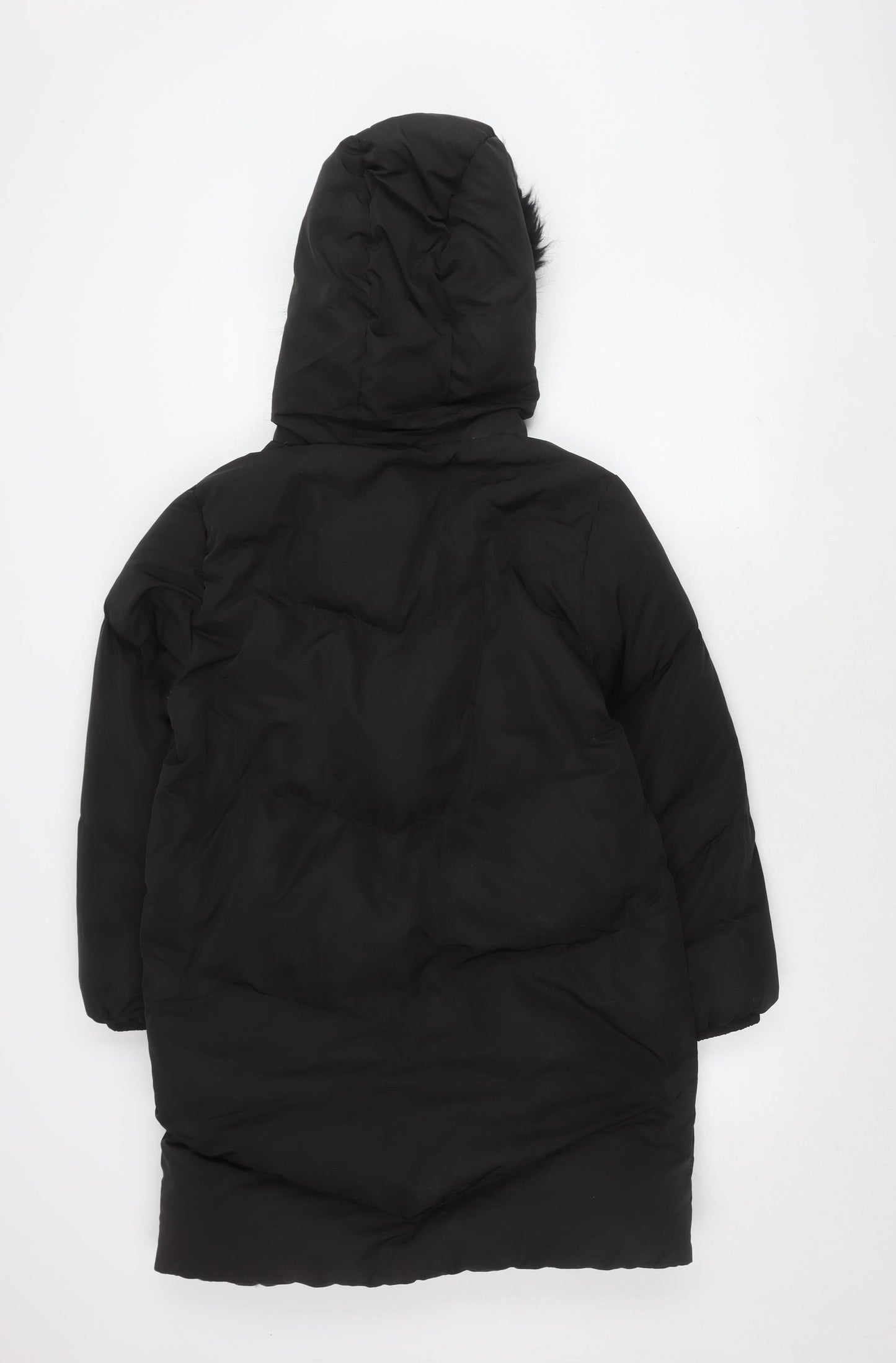MNG Girls Black Puffer Jacket, Size 13-14 Years