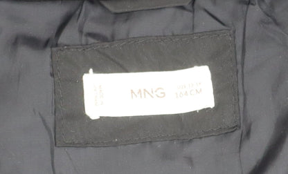 MNG Girls Black Puffer Jacket, Size 13-14 Years