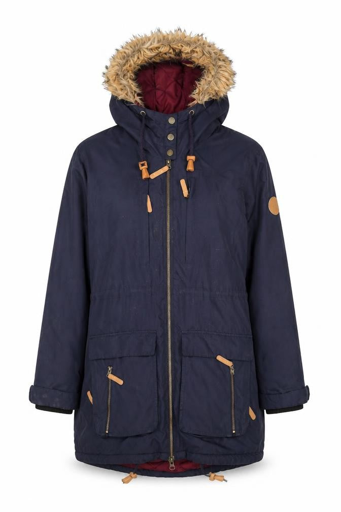 Womens UK Size M Surfanic Blue Parka Coat