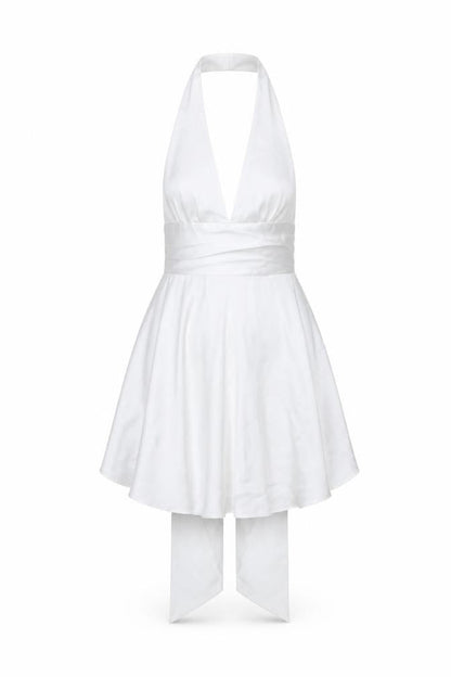 Zara Women's White L Dress Sleeveless Elegant