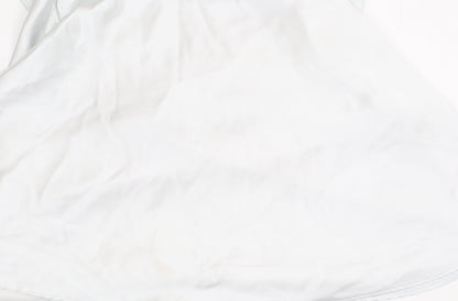 Zara Women's White L Dress Sleeveless Elegant