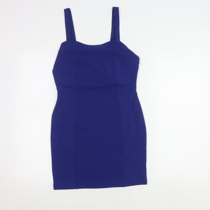 Charlotte Russe Women's Blue Bodycon Mini Dress M