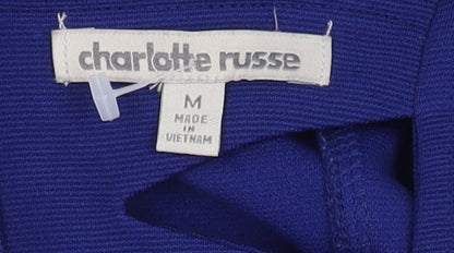 Charlotte Russe Women's Blue Bodycon Mini Dress M
