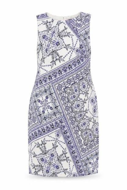 H&M Women's White Sleeveless Dress UK 8